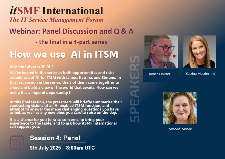 Panelsamtal om AI och ITSM – internationellt webinar